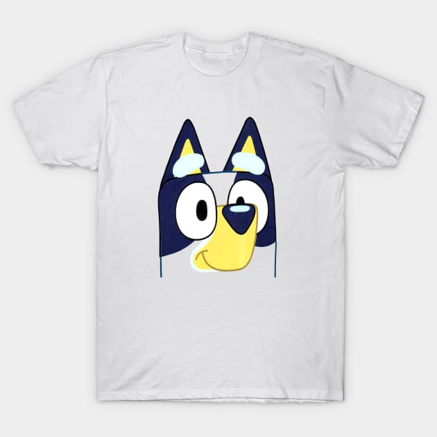 Face Bluey T-Shirt by Justine Nolanz